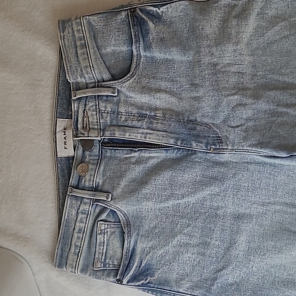 Frame Jean's with cutt-off hem, slender straight leg - Picture 2 of 8